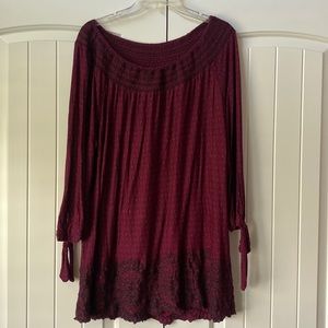 Fever Burgundy Blouse
